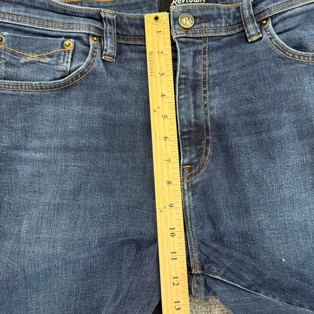 Revtown Jeans Mens 38x31 Automatic Decade Denim Straight Leg‎ Stretch